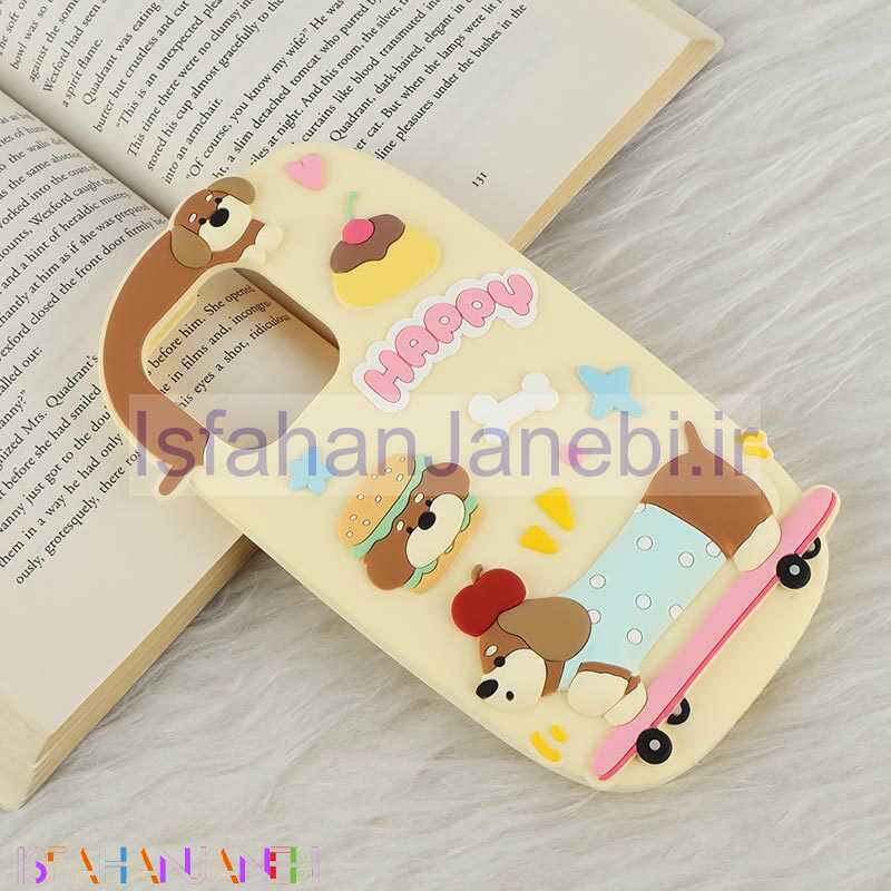 اصفهان جانبی-قاب سیلیکونی آیفون iPhone 13 Pro Max طرح سگ اسکیت سوار