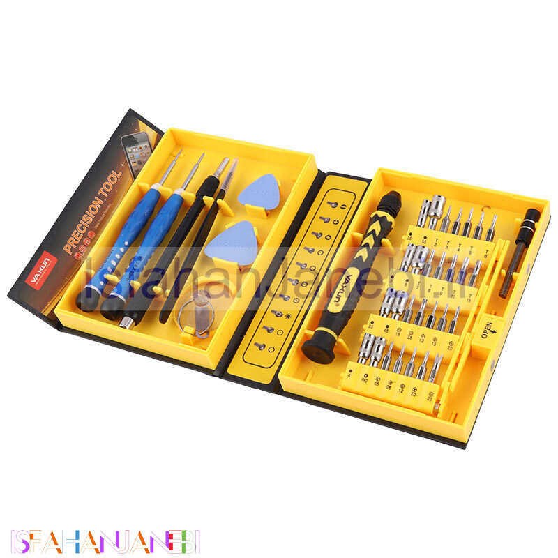 اصفهان جانبی-ست پیچ گوشتی تعمیرات موبایل Yaxun YX-6028B