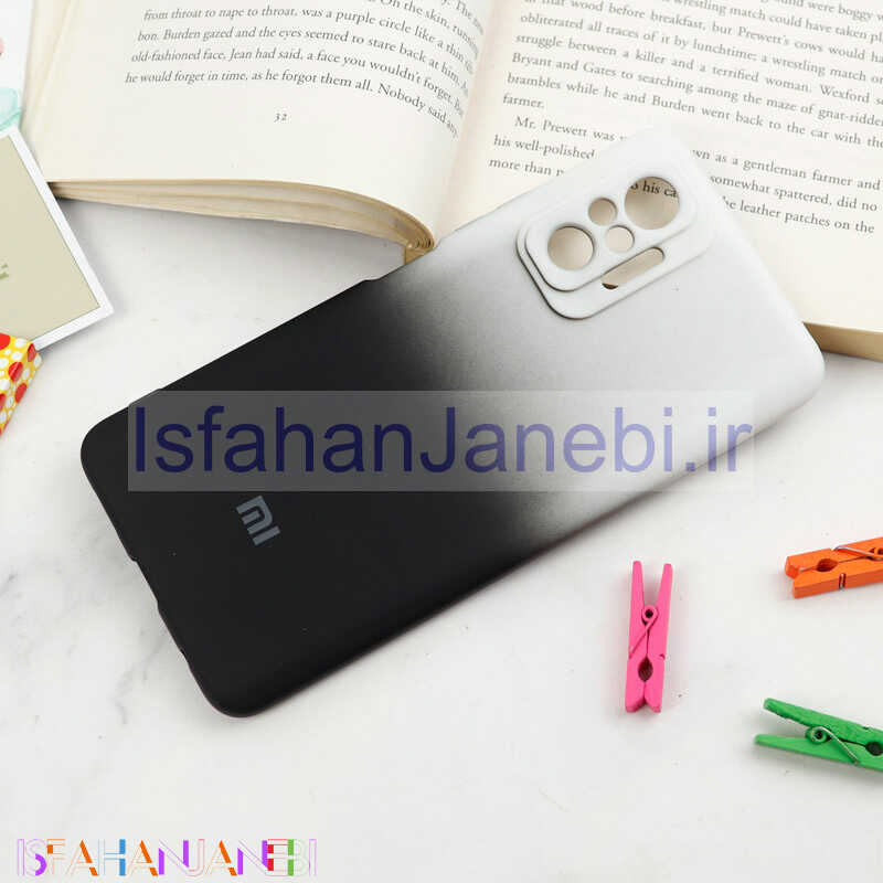 اصفهان جانبی-قاب سیلیکونی محافظ لنزدار دو رنگ Xiaomi Redmi Note 10 Pro