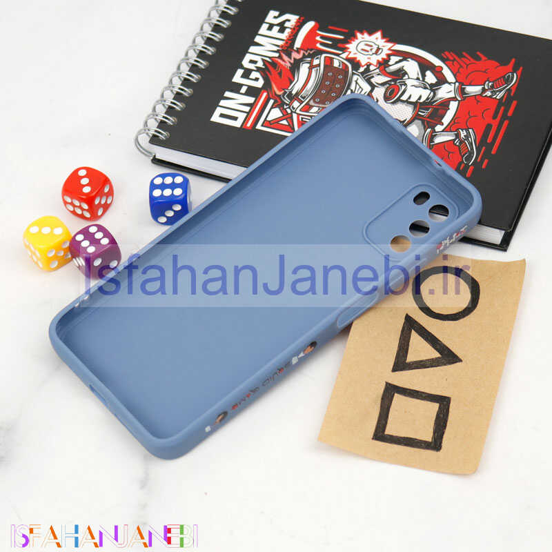 اصفهان جانبی-قاب سیلیکونی محافظ لنزدار طرح اسکویید گیم Xiaomi Poco M3 کد 13