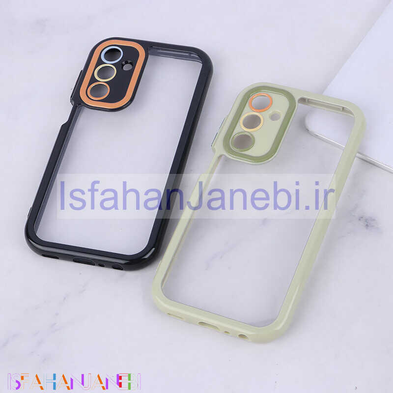 اصفهان جانبی-قاب سامسونگ Galaxy A25 دور رنگی محافظ لنزدار