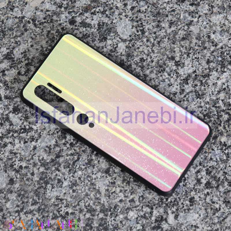 اصفهان جانبی-قاب لیزری پشت گلسی Xiaomi Mi Note 10 کد6