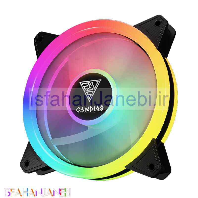 اصفهان جانبی-فن کیس گیم دیاس Gamdias Aeolus M2-1201 ARGB 12*12