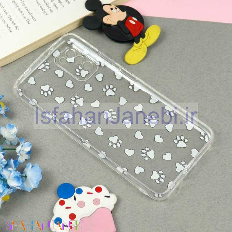 اصفهان جانبی-قاب ژله ای شفاف طرحدار ردپا Xiaomi Poco M3