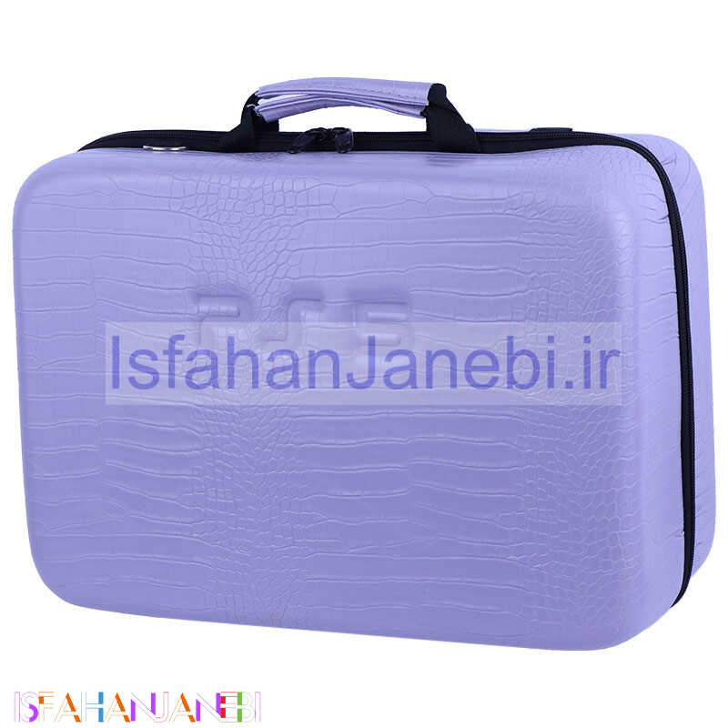 اصفهان جانبی-کیف کنسول بازی PS5 چرمی پوست ماری بنفش