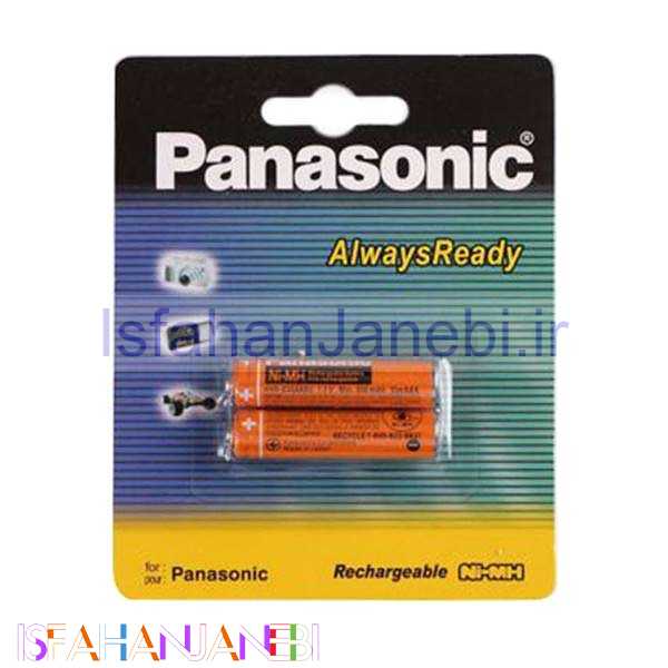 اصفهان جانبی-باتری نیم قلمی شارژی Panasonic HHR-3MRT/2BM High Copy 830mAh