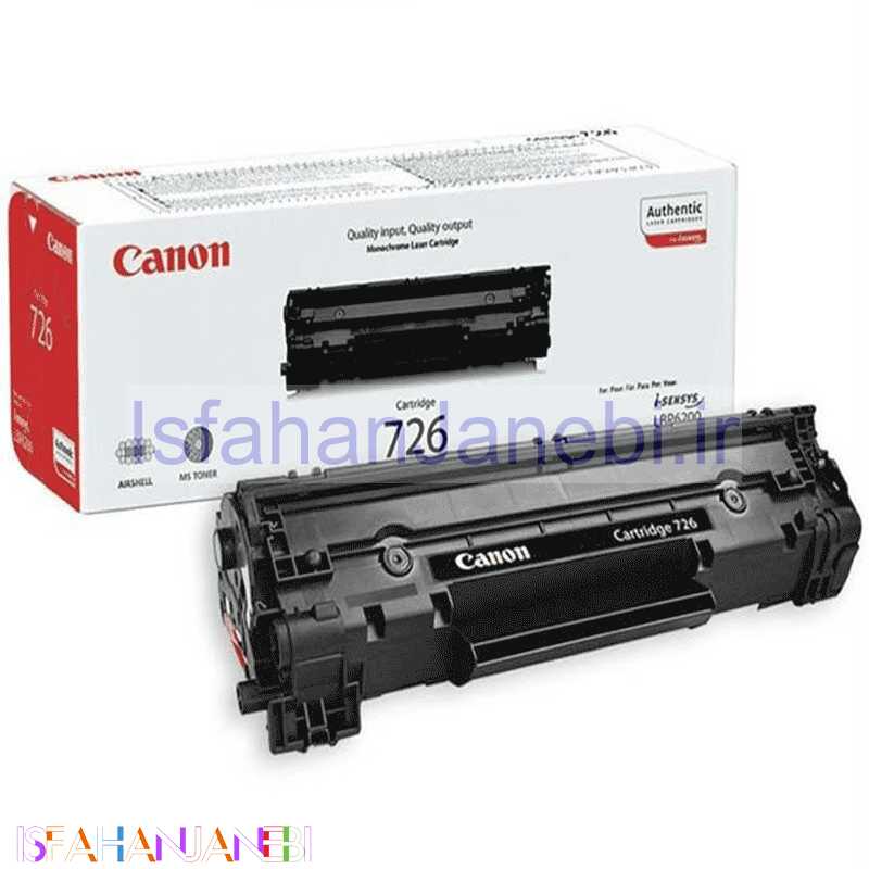 اصفهان جانبی-کارتریج لیزری مشکی کنون Canon 726