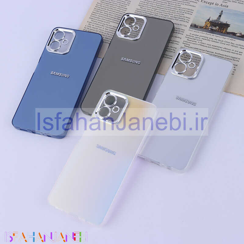 اصفهان جانبی-قاب PC سامسونگ Galaxy A06 براق متال محافظ لنزدار