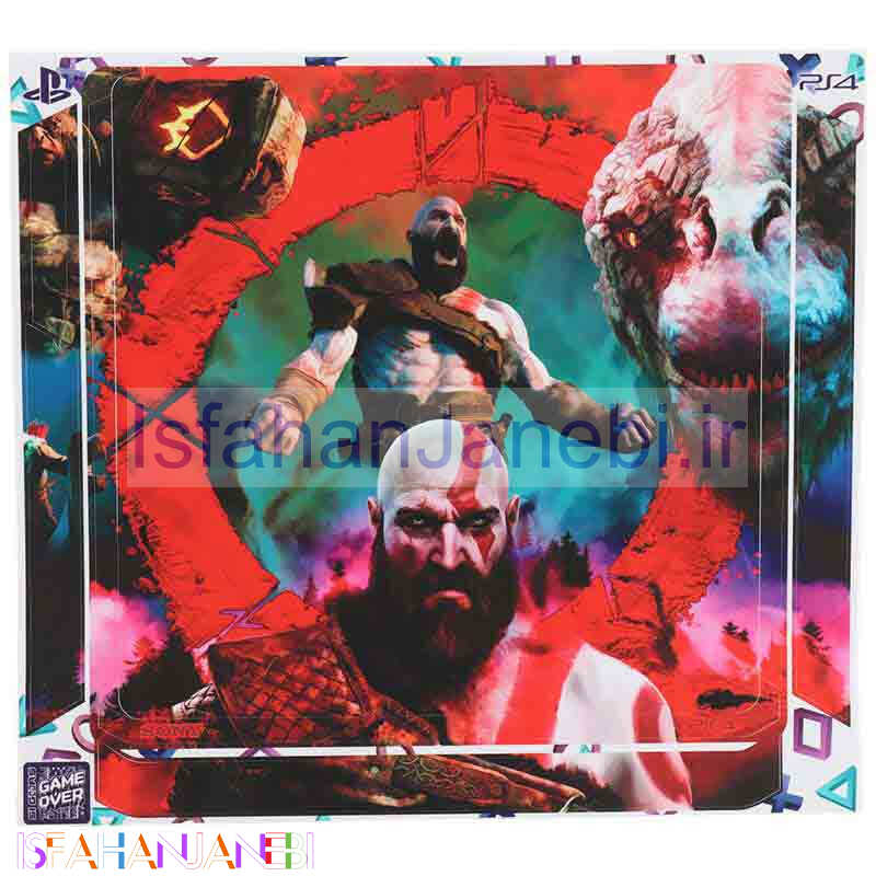 اصفهان جانبی-اسکین پلی استیشن 4 اسلیم طرح God Of War کد 3