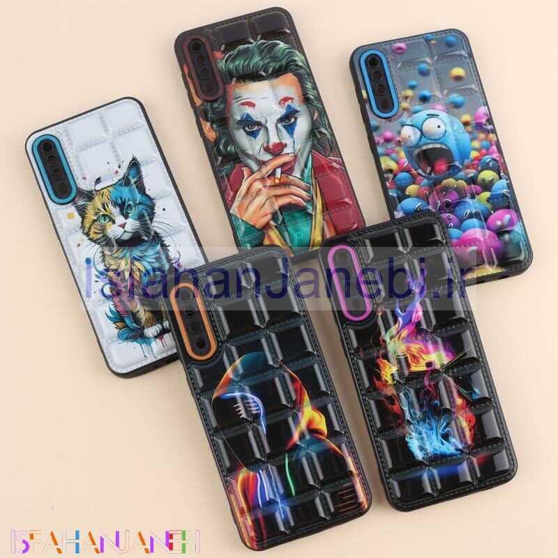 اصفهان جانبی-قاب پافر مربعی محافظ لنزدار سامسونگ Galaxy A30s / A50 / A50s