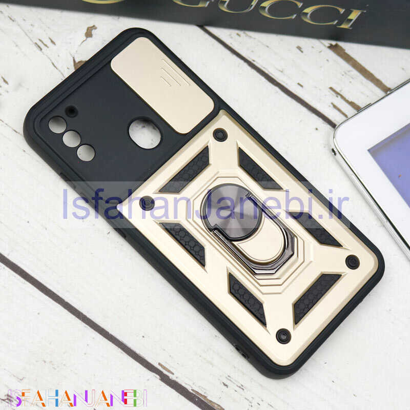 اصفهان جانبی-قاب ضد ضربه محافظ لنزدار کشویی هولدر دار بتمن Samsung A11