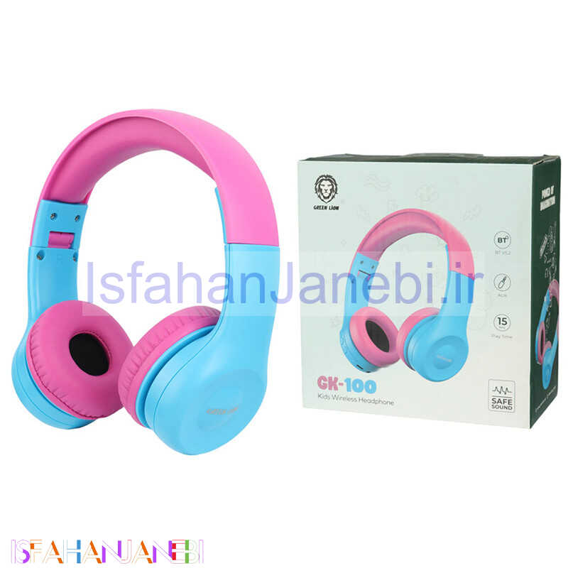 اصفهان جانبی-هدفون بلوتوثی گرین لاین GK-100 GN100KIDHPBLPK