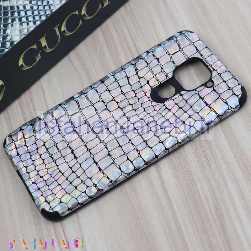 اصفهان جانبی-قاب چرمی پوست ماری هفت رنگ Xiaomi Redmi Note 9