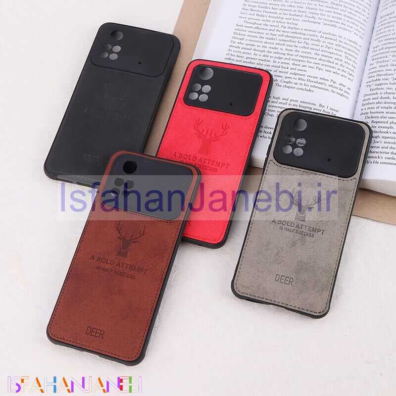 اصفهان جانبی-قاب چرمی A Bold Attempt شیائومی Poco M4 Pro محافظ لنزدار