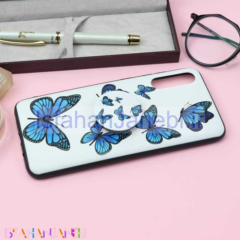 اصفهان جانبی-قاب فانتزی برجسته + پاپ سوکت کد10 سامسونگ A70 / A70s