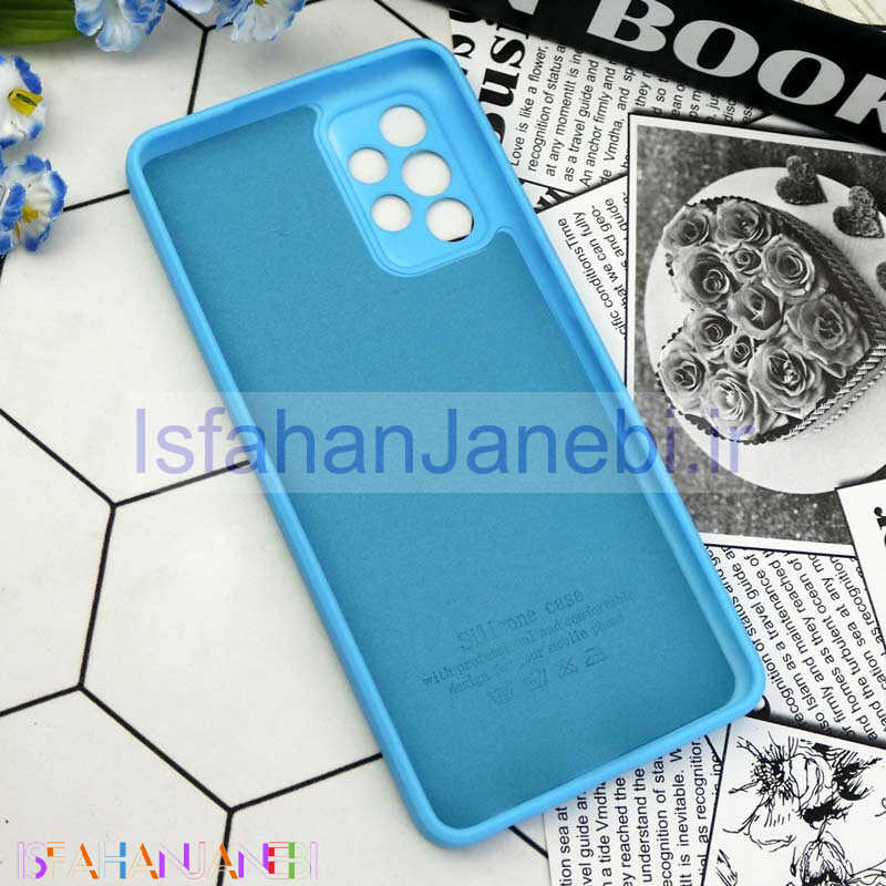 اصفهان جانبی-قاب سیلیکونی معمولی محافظ لنزدار Samsung Galaxy A72