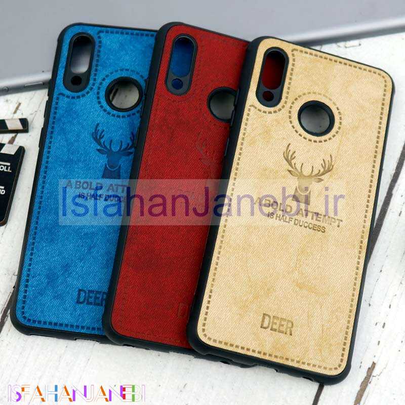 اصفهان جانبی-قاب چرمی محافظ لنزدار طرح گوزن Huawei Honor 10 Lite