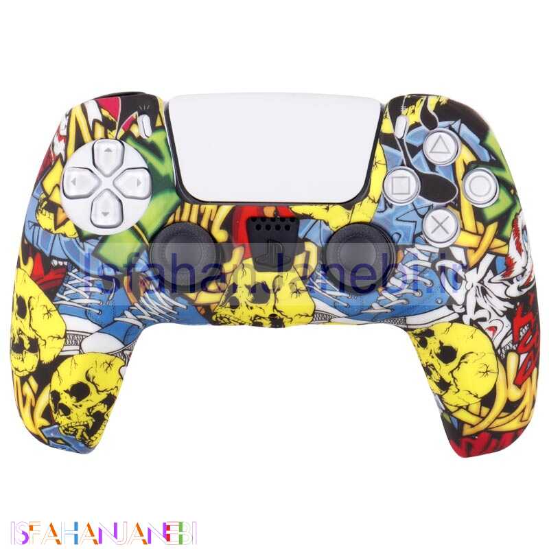 اصفهان جانبی-روکش دسته بازی PS5 طرح اسکلت و کفش