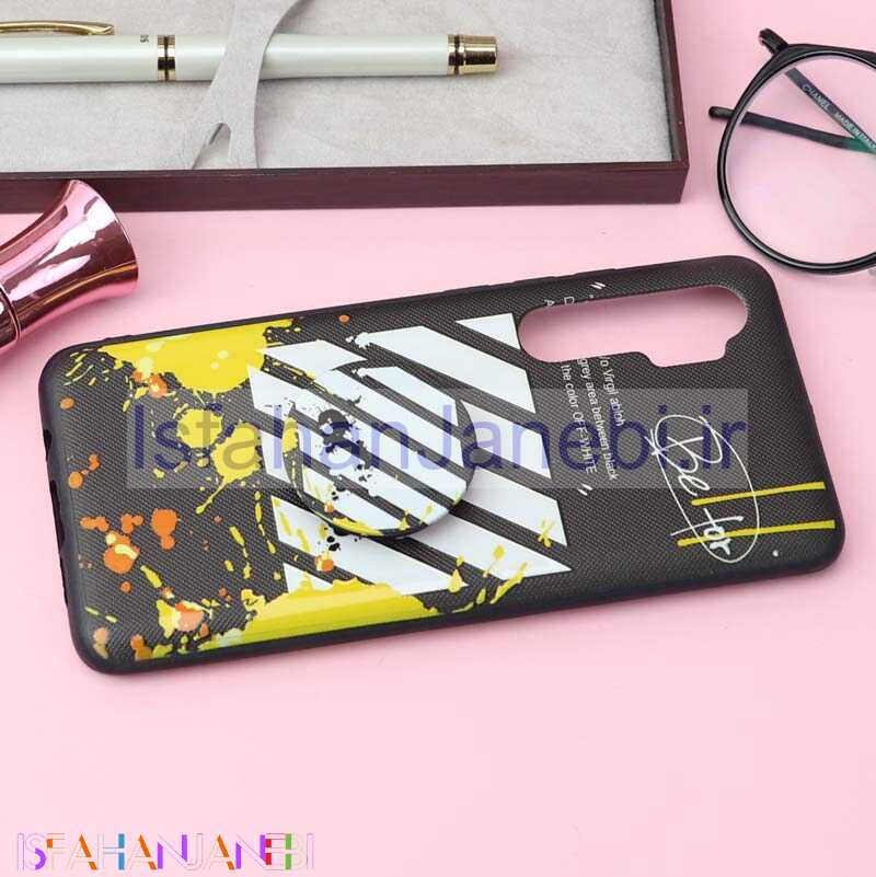 اصفهان جانبی-قاب فانتزی برجسته + پاپ سوکت کد18 شیائومی Mi Note 10 Lite