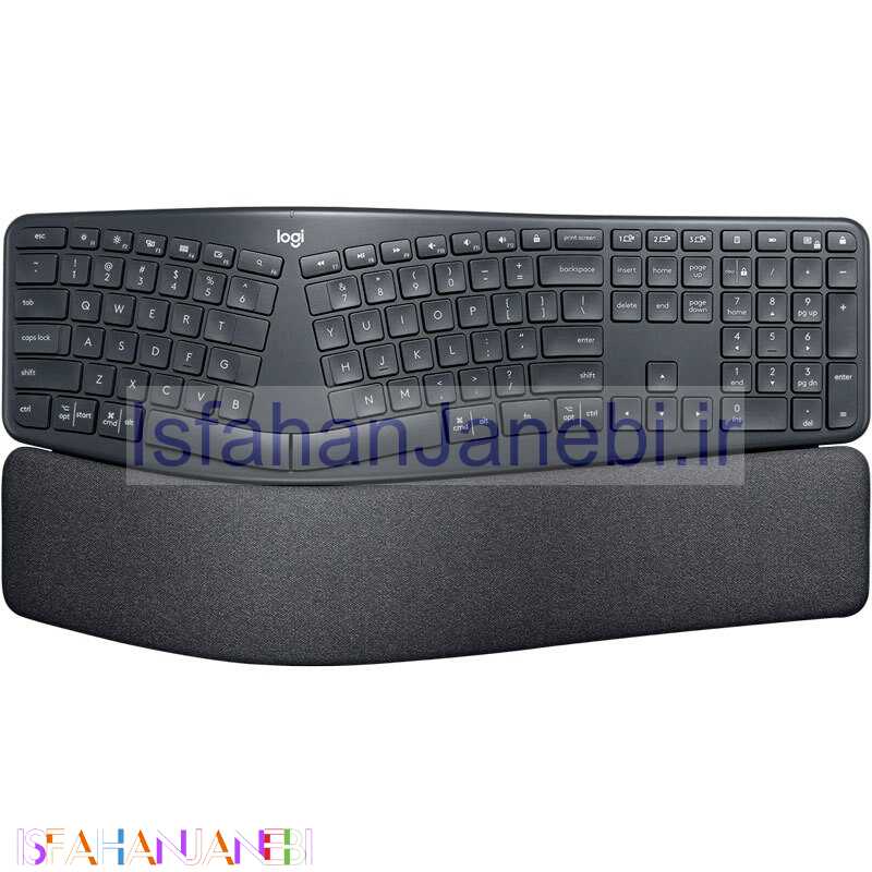 اصفهان جانبی-کیبورد بی سیم لاجیتک Ergo K860