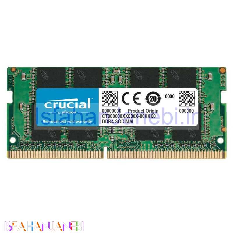 اصفهان جانبی-رم لپ تاپ Crucial DDR4 4GB 2666MHz CL19