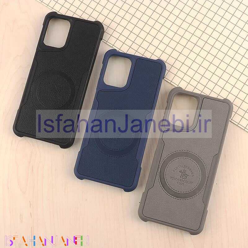 اصفهان جانبی-قاب چرمی Polo Racquet Club سامسونگ Galaxy A22 4G / M22 / M32 4G