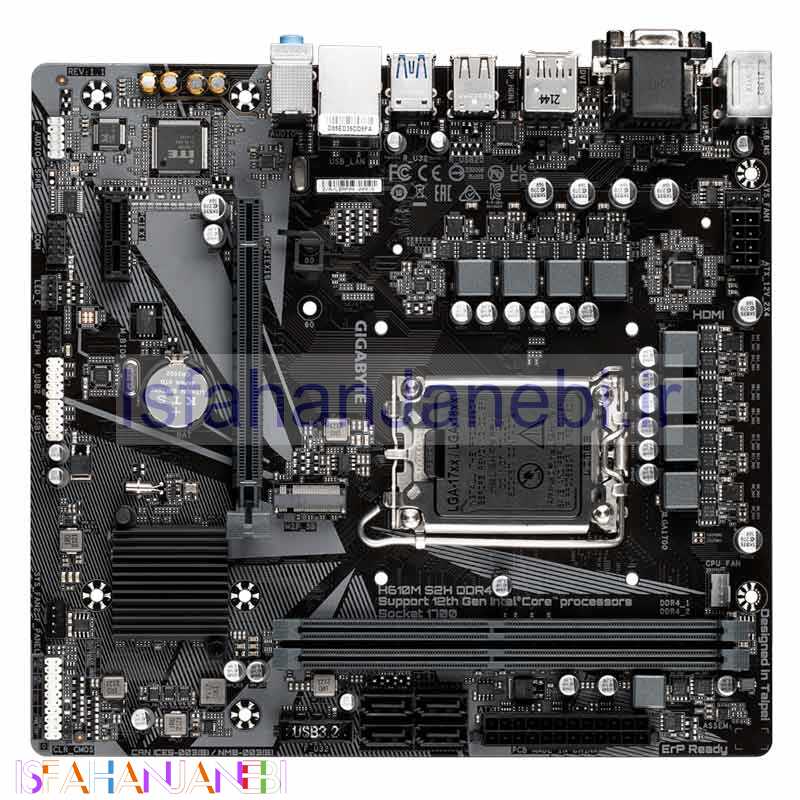 اصفهان جانبی-مادربرد گیگابایت H610M S2H rev.1.1