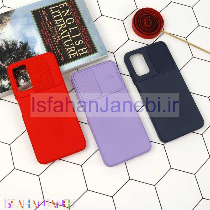 اصفهان جانبی-قاب طرح سیلیکونی محافظ لنزدار کشویی Xiaomi Redmi 9T