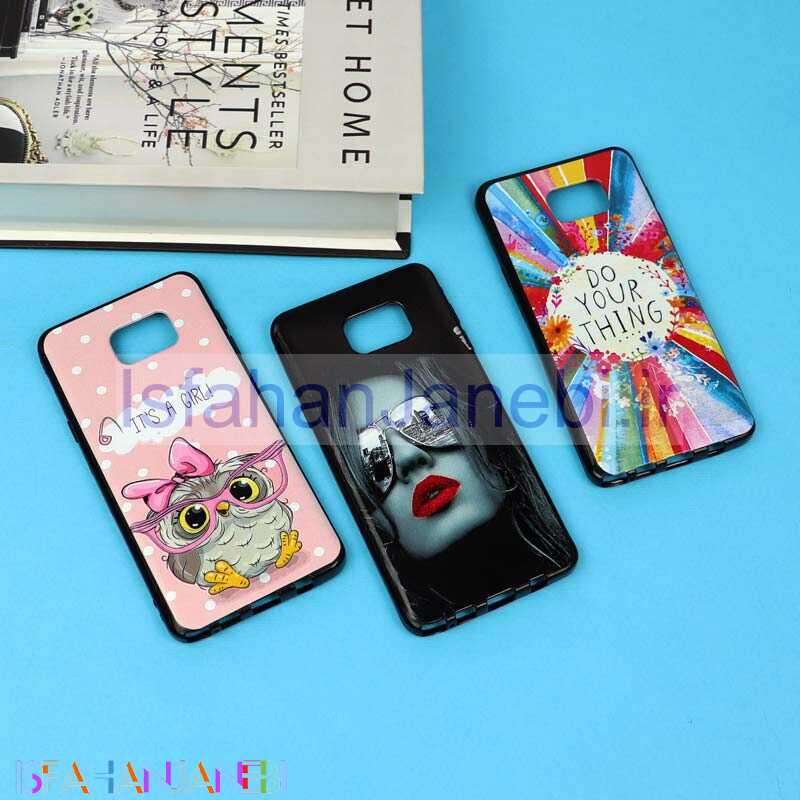 اصفهان جانبی-قاب فانتزی برجسته دخترانه سامسونگ Note 5 سری 6