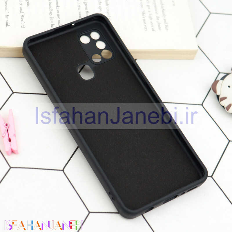 اصفهان جانبی-قاب سیلیکونی خرس TED محافظ لنزدار Samsung Galaxy A21s مشکی