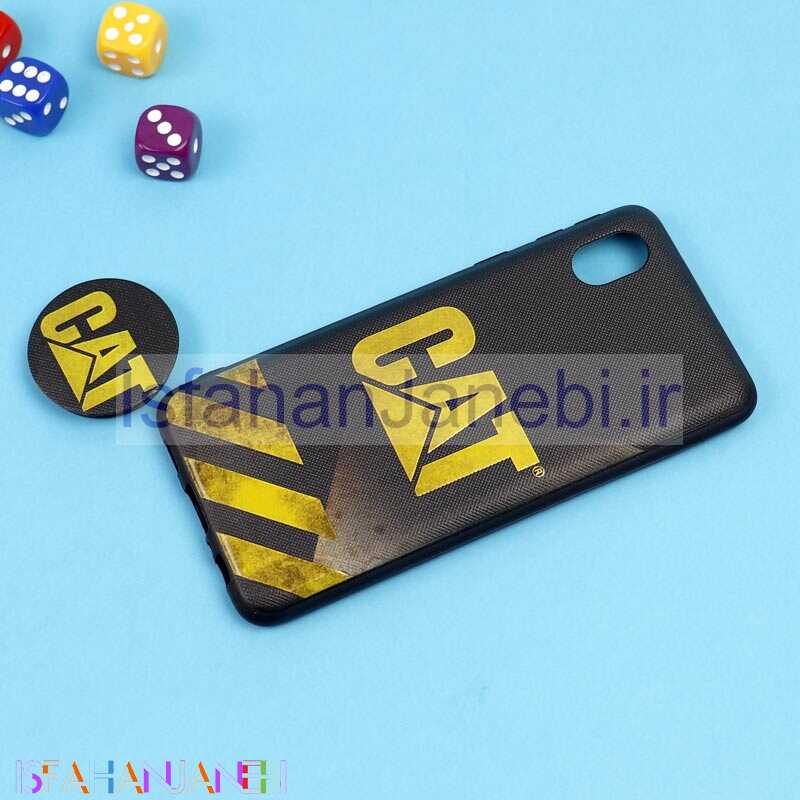 اصفهان جانبی-قاب فانتزی برجسته + پاپ سوکت طرح CAT سامسونگ A01 Core سری D