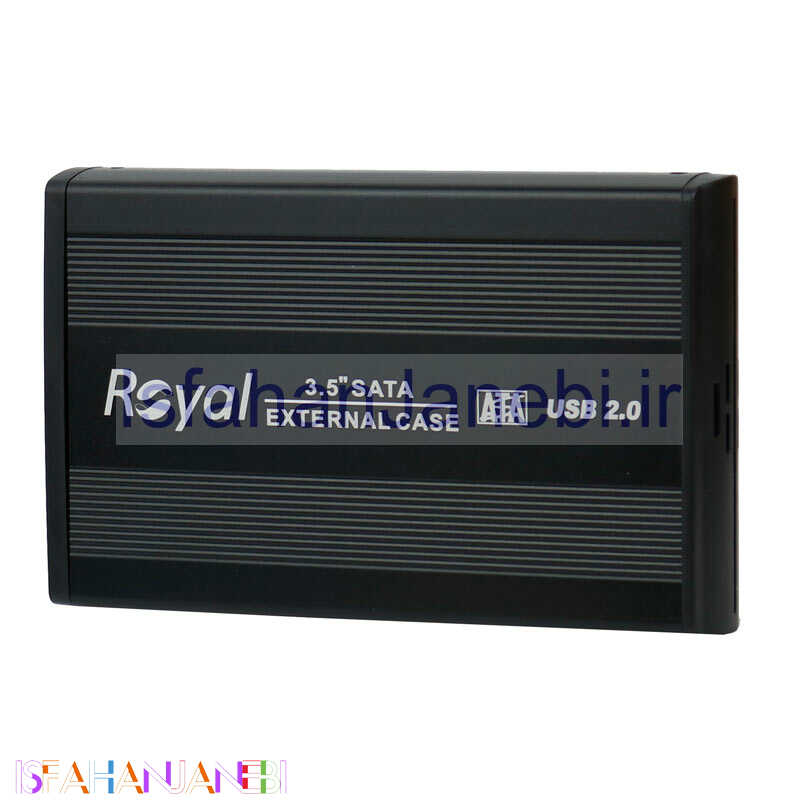 اصفهان جانبی-باکس هارد 3.5 اینچی HDD رویال ET-H3521 + آداپتور