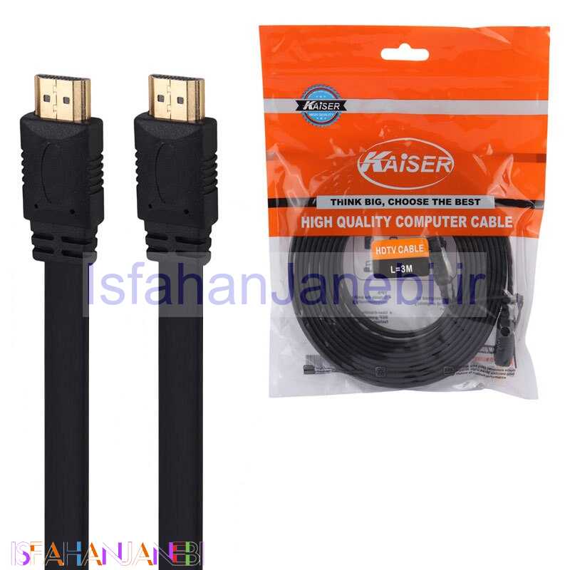 اصفهان جانبی-کابل HDMI کایزر Kaiser طول 3 متر کد 2