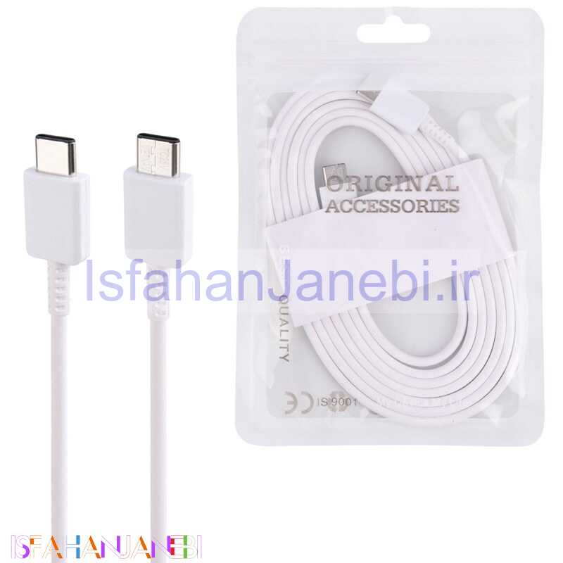 اصفهان جانبی-کابل تبدیل Samsung S24 EP-DW767 Type-C To Type-C 1.8m سرجعبه