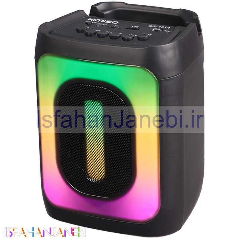 اصفهان جانبی-اسپیکر بلوتوثی رم و فلش خور Kimiso QS-1314