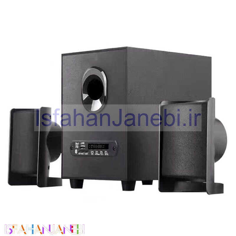 اصفهان جانبی-اسپیکر بلوتوثی رم و فلش خور Macher MR-250 + ریموت کنترل