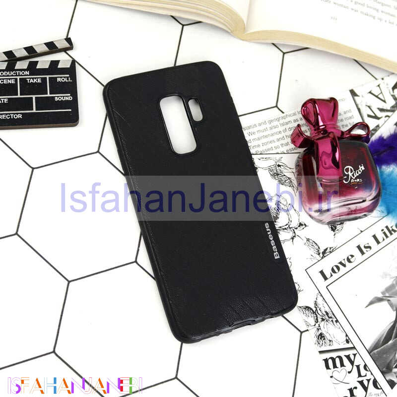 اصفهان جانبی-قاب ژله ای بیسوس راه راه Samsung Galaxy S9 Plus مشکی