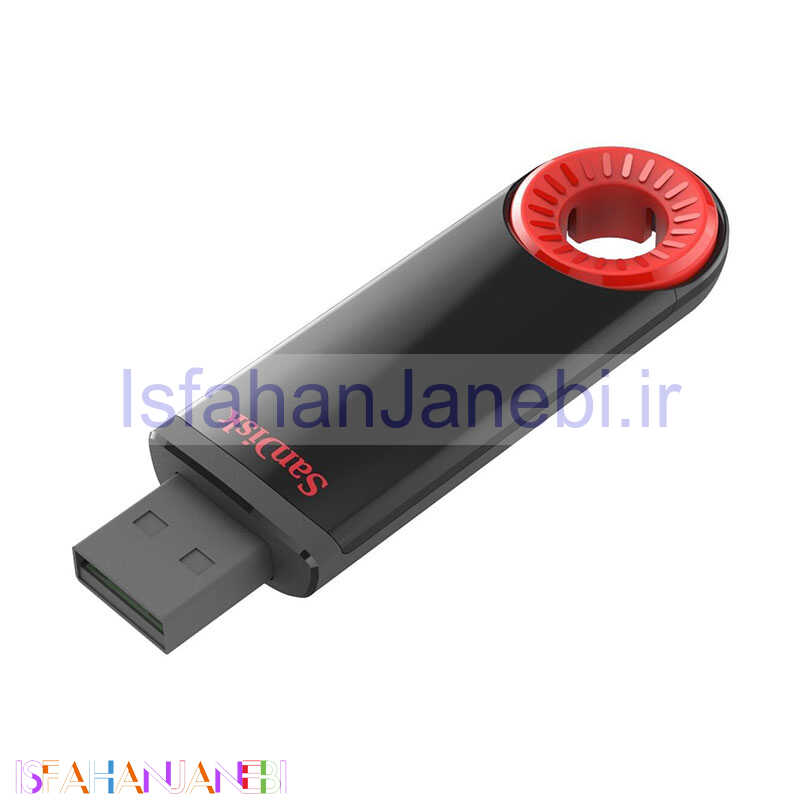 اصفهان جانبی-فلش 128 گیگ سن دیسک SanDisk Cruzer Dial CZ57