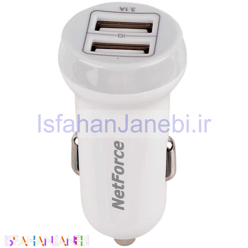 اصفهان جانبی-شارژر فندکی فست شارژ Netforce NA-131 3.1A 15.5W