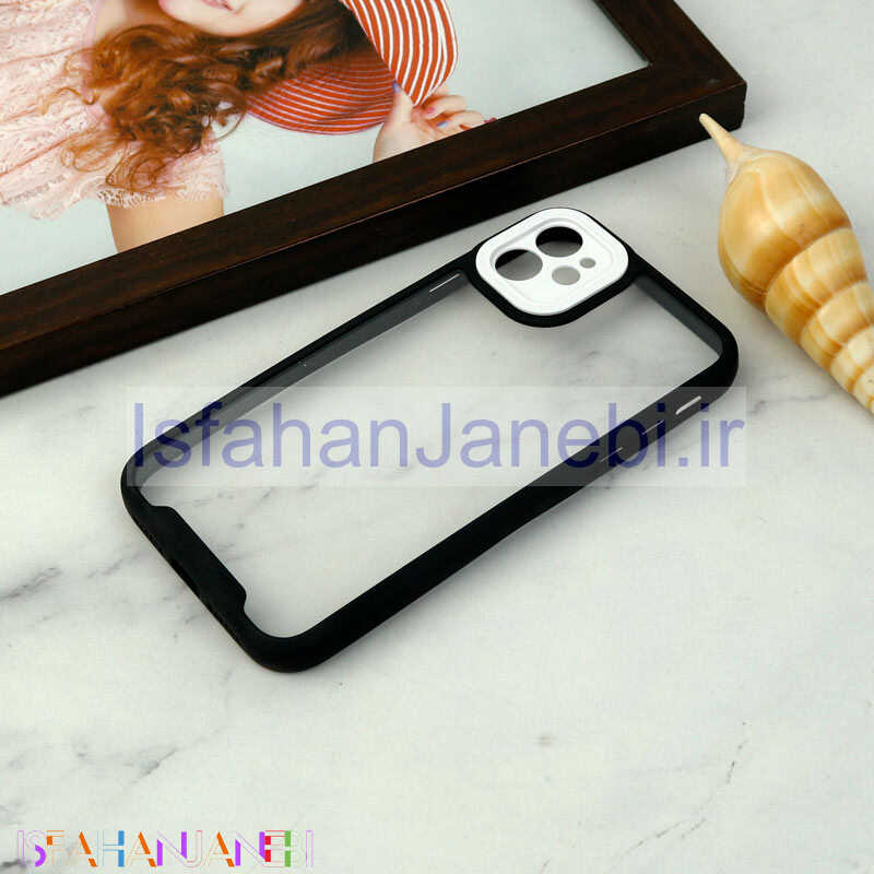 اصفهان جانبی-قاب ضد ضربه پشت شفاف Qsels محافظ لنزدار iPhone 11