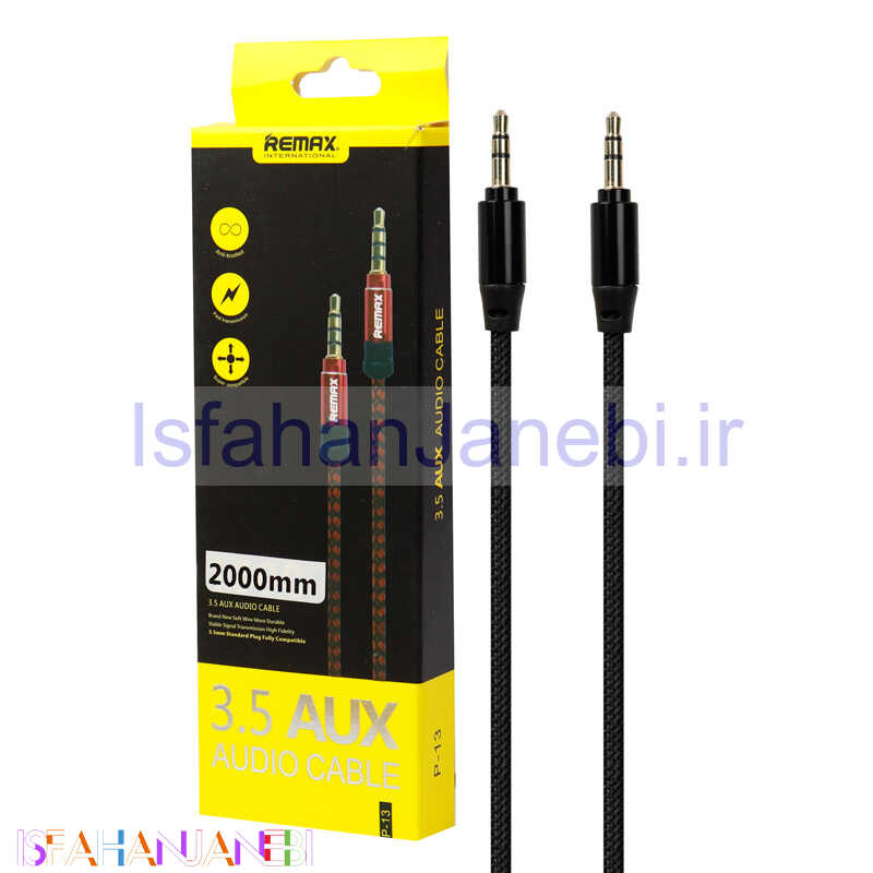 اصفهان جانبی-کابل Remax P-13 AUX 2m