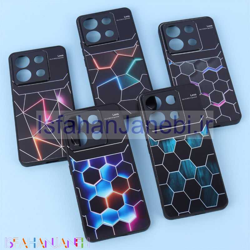 اصفهان جانبی-قاب Lens Opoctuir هفت رنگ محافظ لنزدار Xiaomi Poco X6
