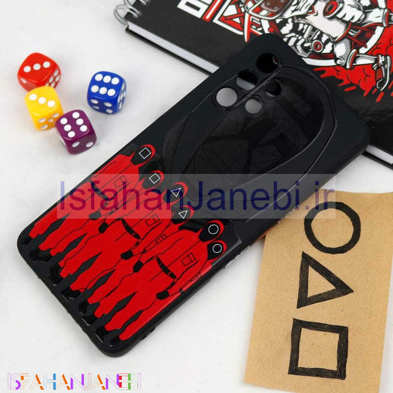 اصفهان جانبی-قاب سیلیکونی محافظ لنزدار طرح اسکویید گیم Samsung Galaxy A32 4G کد 9