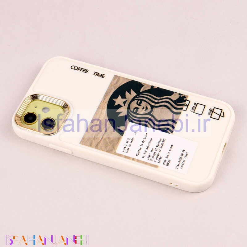 اصفهان جانبی-قاب طرحدار Starbucks دور لنز فلزی iPhone 11