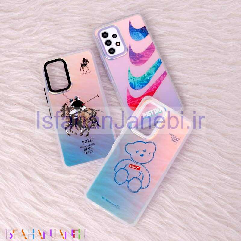 اصفهان جانبی-قاب ضد ضربه هولوگرامی دور لنز رنگی Samsung Galaxy A53 5G