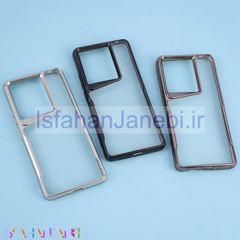 اصفهان جانبی-قاب ژله ای شفاف شیائومی Redmi Note 13 Pro 4G طرح تیتانیوم