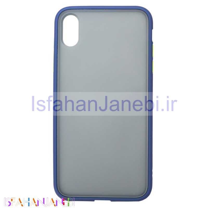 اصفهان جانبی-قاب PC مات iPhone XS Max سرمه ای