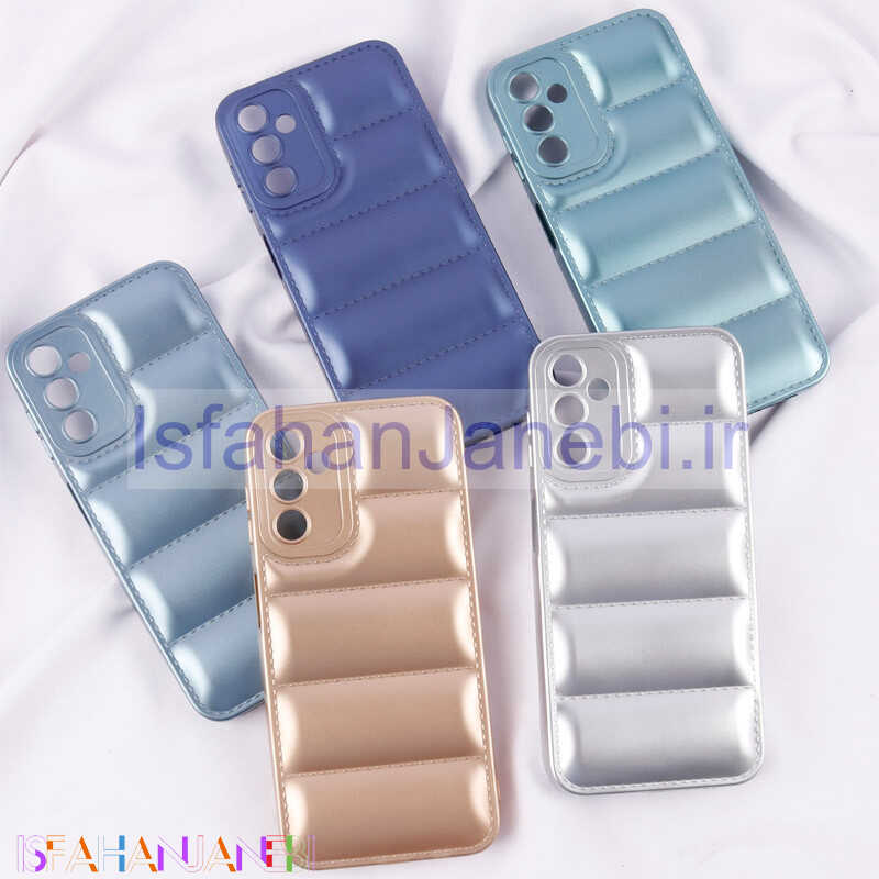 اصفهان جانبی-قاب پافر ژله ای براق محافظ لنزدار Samsung Galaxy A14 4G / A14 5G