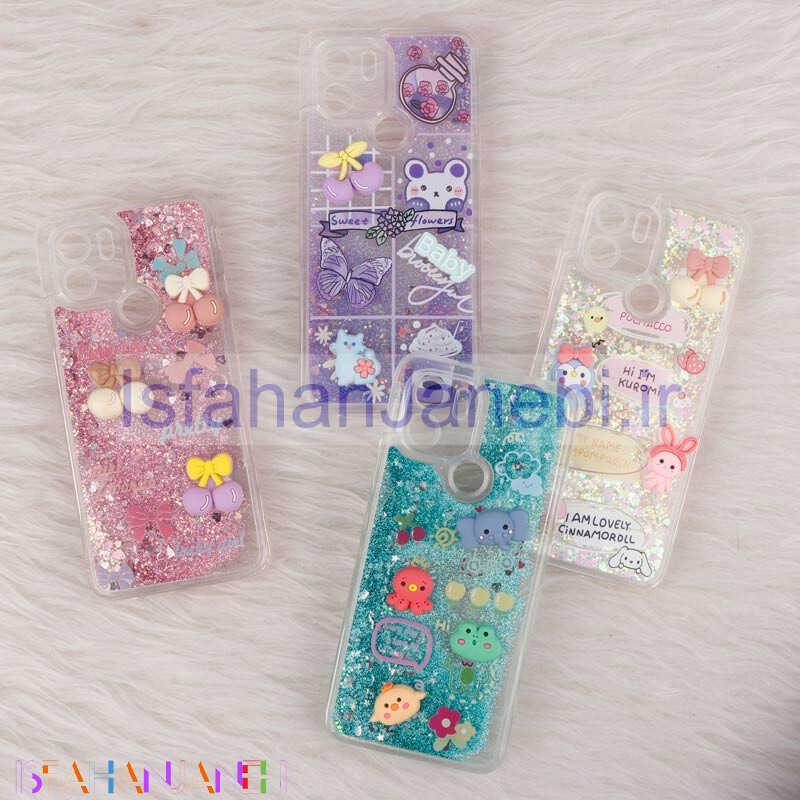 اصفهان جانبی-قاب آکواریومی Casetify شیائومی Redmi A1 Plus عروسکی برجسته محافظ لنزدار