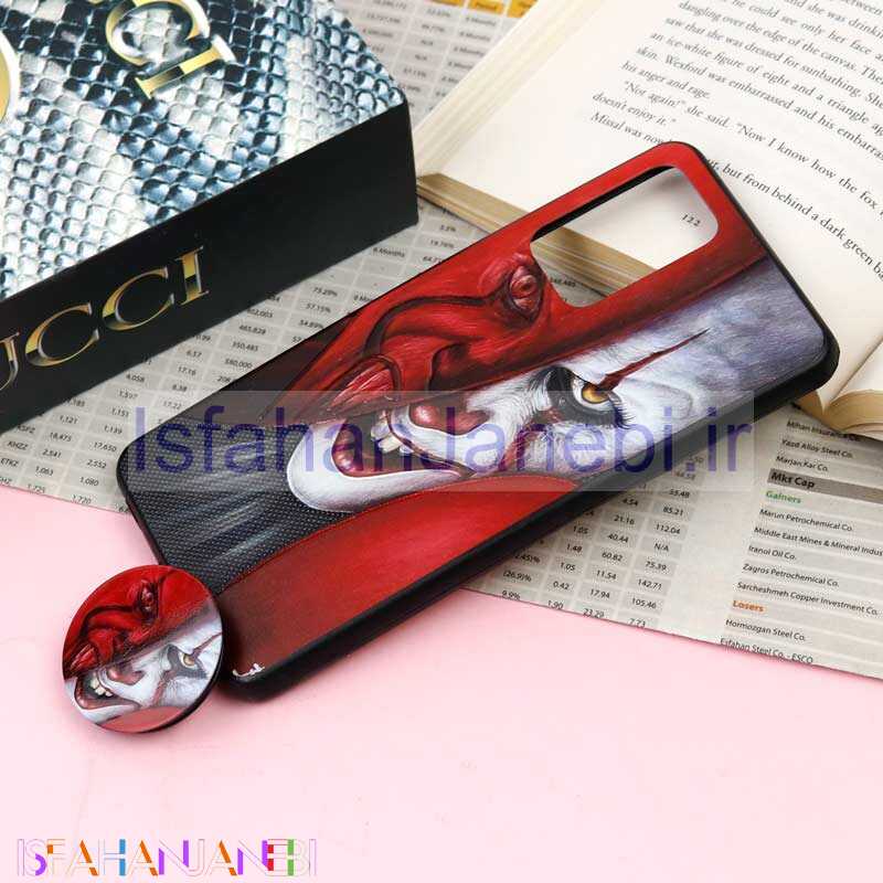 اصفهان جانبی-قاب فانتزی برجسته + پاپ سوکت طرح جوکر سامسونگ A52 / A52s سری F